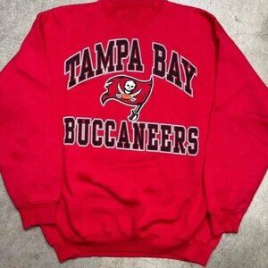 Vintage 90s Tampa Bay Buccaneers Crewneck Sweatshirt, Buccaneers NFL Shirt Tee